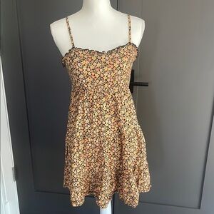 Arizona Jean Company Floral Spaghetti Strap Dress Size S